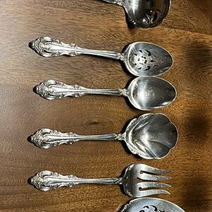 Elegant Silver Dining Utensil Set